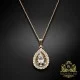 Kulons "Debesu Piliens (Rose Patina)" ar Swarovski™ kristāliem